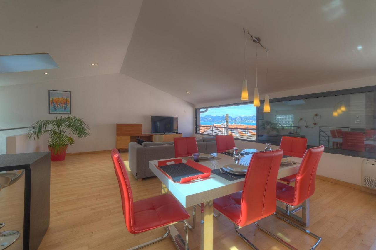 IMMOGROOM - Wonderful duplex - Sea view - AC- Le SUQUET Cannes Extérieur photo